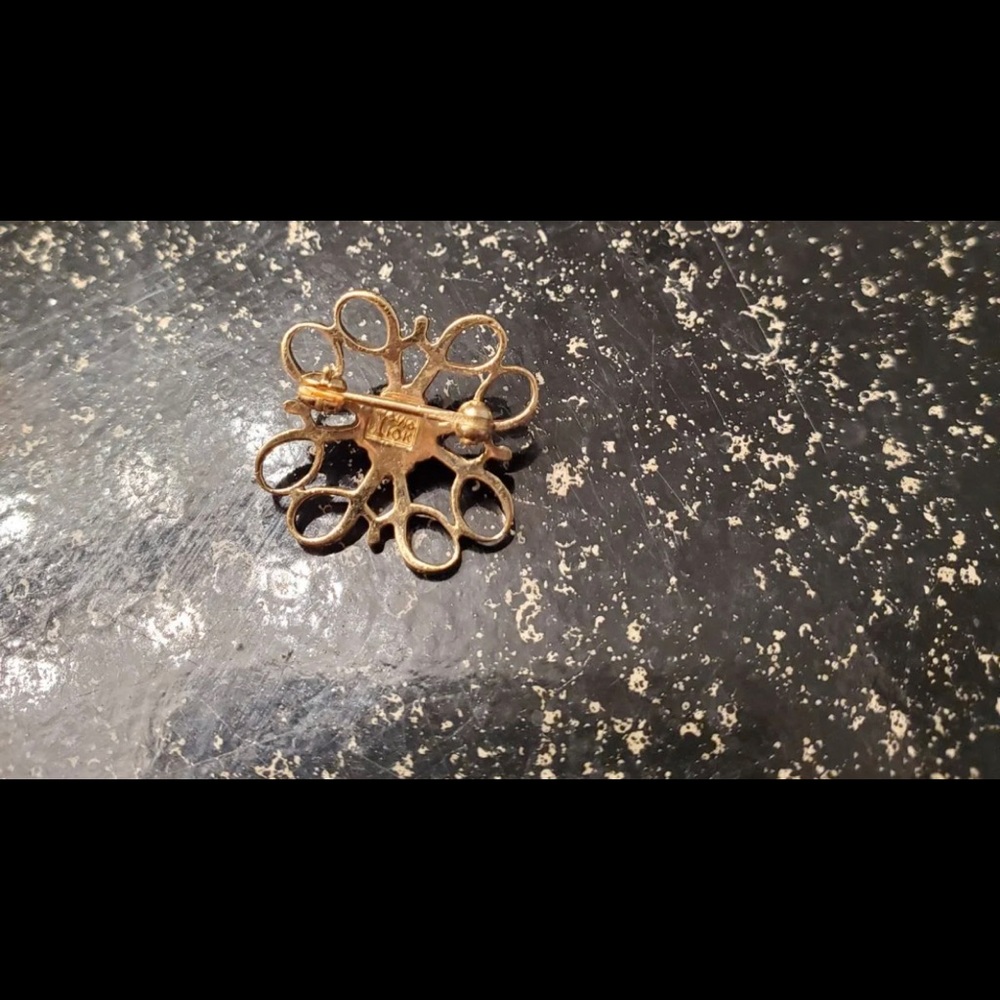 Vintage 10k Ruby Pin - image 2